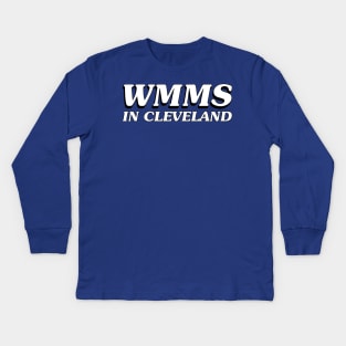 WMMS In Cleveland -  WKRP Style Kids Long Sleeve T-Shirt
